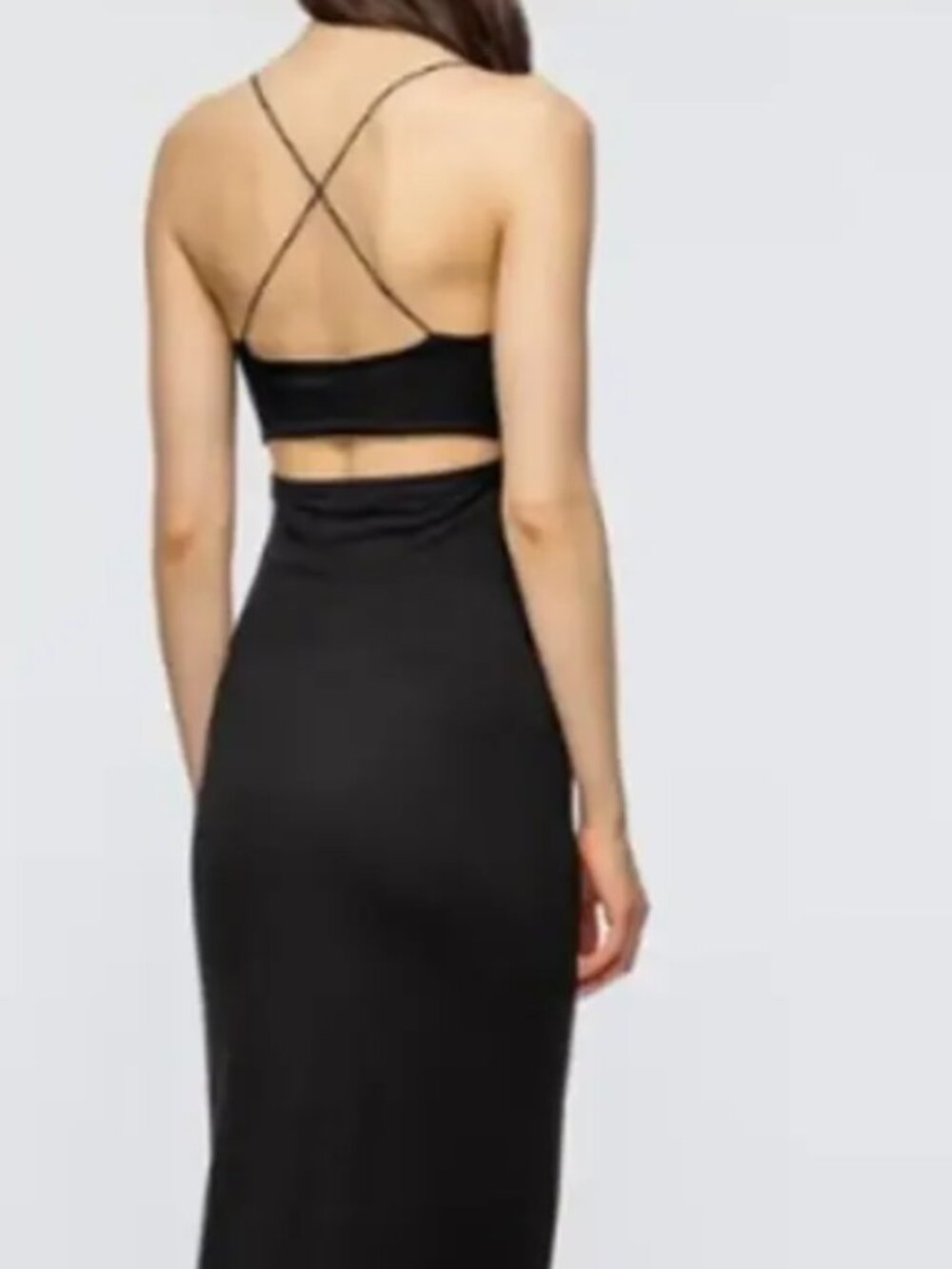 T by Alexandar Wang Black Tank Dress